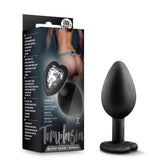 Temptasia Bling Plug Small Black > Anal Range > Jewel Butt Plugs